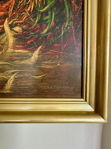 Vladimir Tretchikoff: "Fighting Cocks" Print