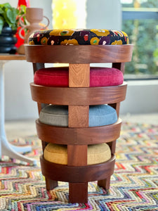 Set of Retro Stacking Stools