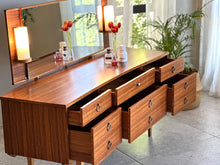 Load image into Gallery viewer, UK Made, Mid-Century Dressing Table &amp; Lamps on Mirror

