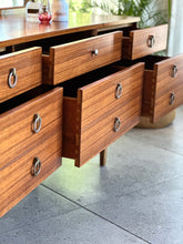 Load image into Gallery viewer, UK Made, Mid-Century Dressing Table &amp; Lamps on Mirror
