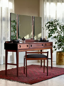 Restored Vintage Dresser & Stool