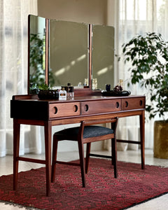Restored Vintage Dresser & Stool