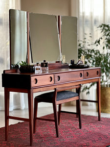 Restored Vintage Dresser & Stool
