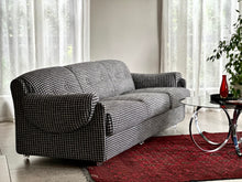 Load image into Gallery viewer, Retro Three-Seater Upholstered Couch
