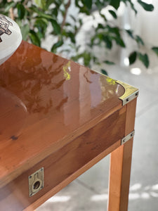 Campaign-Style Vintage Desk / Dresser