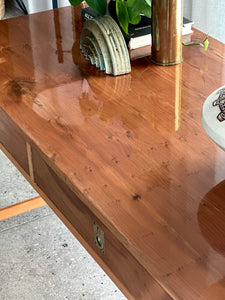 Campaign-Style Vintage Desk / Dresser