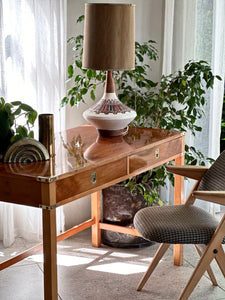 Campaign-Style Vintage Desk / Dresser