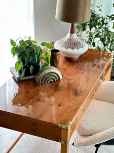 Campaign-Style Vintage Desk / Dresser
