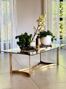 Solid Brass Coffee Table