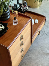 Load image into Gallery viewer, Retro Dresser with Stool
