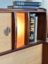 Load image into Gallery viewer, Retro Headboard &amp; Pedestals | Built In Lighting
