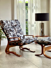 Load image into Gallery viewer, Scandinavian Style Lounge Chair &amp; Ottoman
