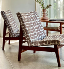Load image into Gallery viewer, Pair of Mid-Century Slipper Chairs
