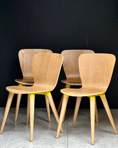 Set of Four Modern Bentwood Chairs