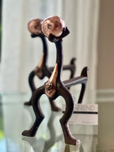 Load image into Gallery viewer, Pair of Copper &amp; Steel Fire Dogs
