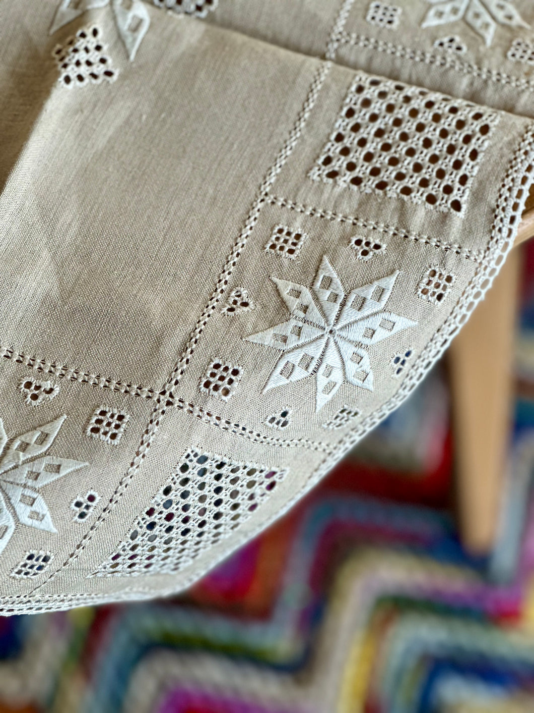 Embroidered Vintage Runner