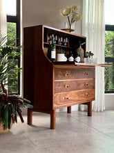 Load image into Gallery viewer, Solid Kiaat Artecasa Bureau or Drinks Cabinet
