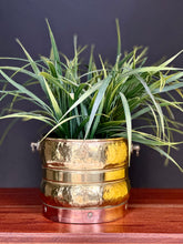 Load image into Gallery viewer, Vintage Brass and Copper Planter

