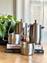 Load image into Gallery viewer, Vintage Stainless Steel Coffee And Tea Set
