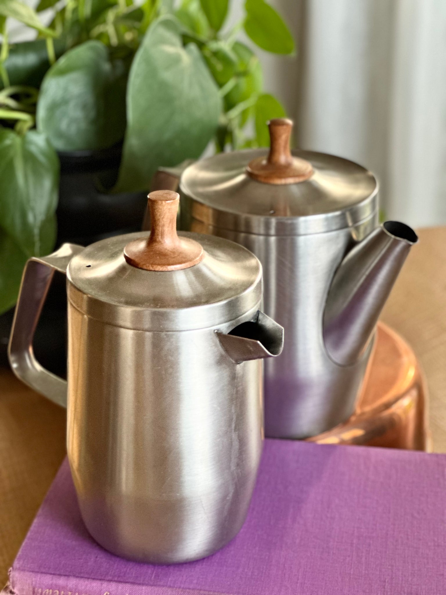 Vintage Stainless Steel Coffee And Tea Set – RE-TREND