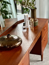 Load image into Gallery viewer, Mid-Century Frystark Teak Dresser with Stool
