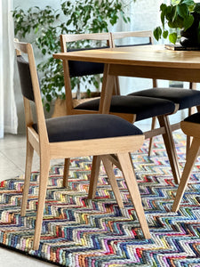 Vintage Dining Set With Extendable Table