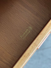 Load image into Gallery viewer, Mid-Century Frystark Teak Dresser with Stool
