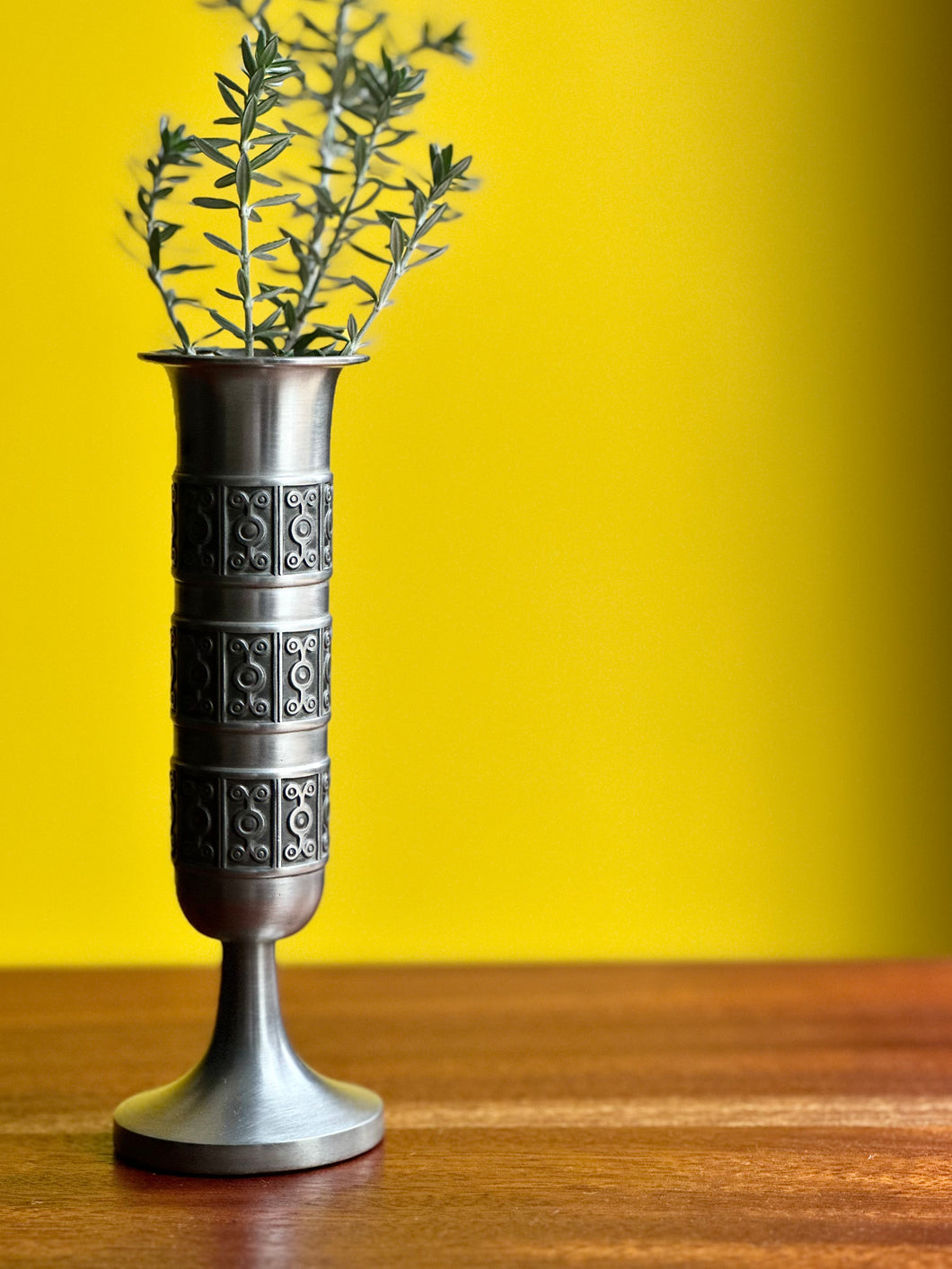 Pewter Bud Vase