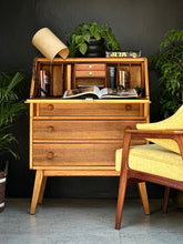 Load image into Gallery viewer, Mid-Century Writing Bureau / Secretaire

