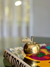 Load image into Gallery viewer, Solid Brass Bell - Shape of an Apple
