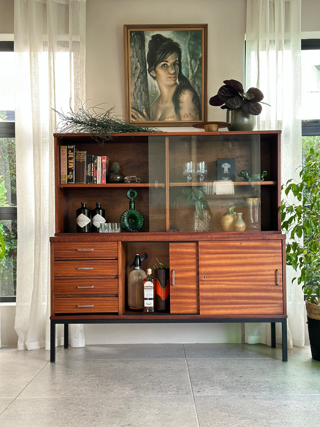 Retro Two-Tier Sideboard / Drinks Cabinet