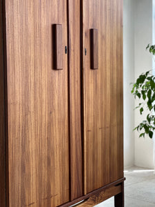 Pair of Mid-Century Twin Door Wardrobes