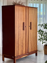 Load image into Gallery viewer, Pair of Mid-Century Twin Door Wardrobes
