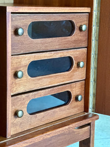 Pair of Mid-Century Twin Door Wardrobes