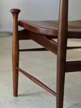 Load image into Gallery viewer, Mid-Century Imbuia Dining Set | 4 Chairs &amp; Round Table
