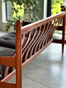 Solid Teak Mid-Century Couch