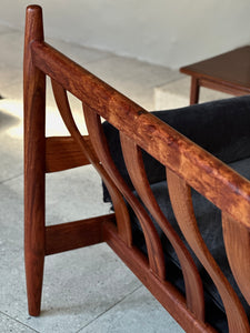 Solid Teak Mid-Century Couch