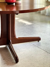 Load image into Gallery viewer, Mid-Century Imbuia Dining Set | 4 Chairs &amp; Round Table
