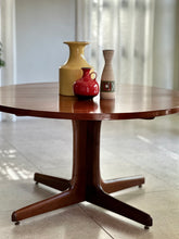 Load image into Gallery viewer, Mid-Century Imbuia Dining Set | 4 Chairs &amp; Round Table
