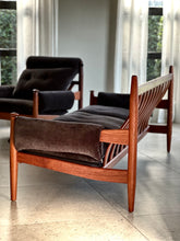 Load image into Gallery viewer, Solid Teak Mid-Century Couch
