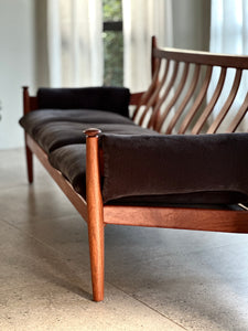 Solid Teak Mid-Century Couch