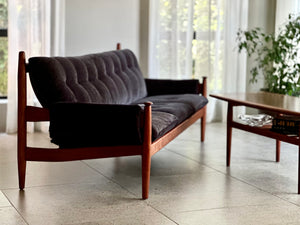 Solid Teak Mid-Century Couch