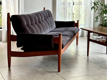 Load image into Gallery viewer, Solid Teak Mid-Century Couch
