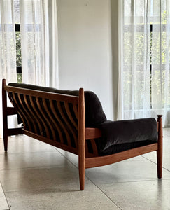 Solid Teak Mid-Century Couch