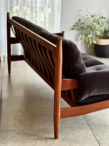 Solid Teak Mid-Century Couch