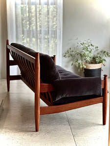 Solid Teak Mid-Century Couch