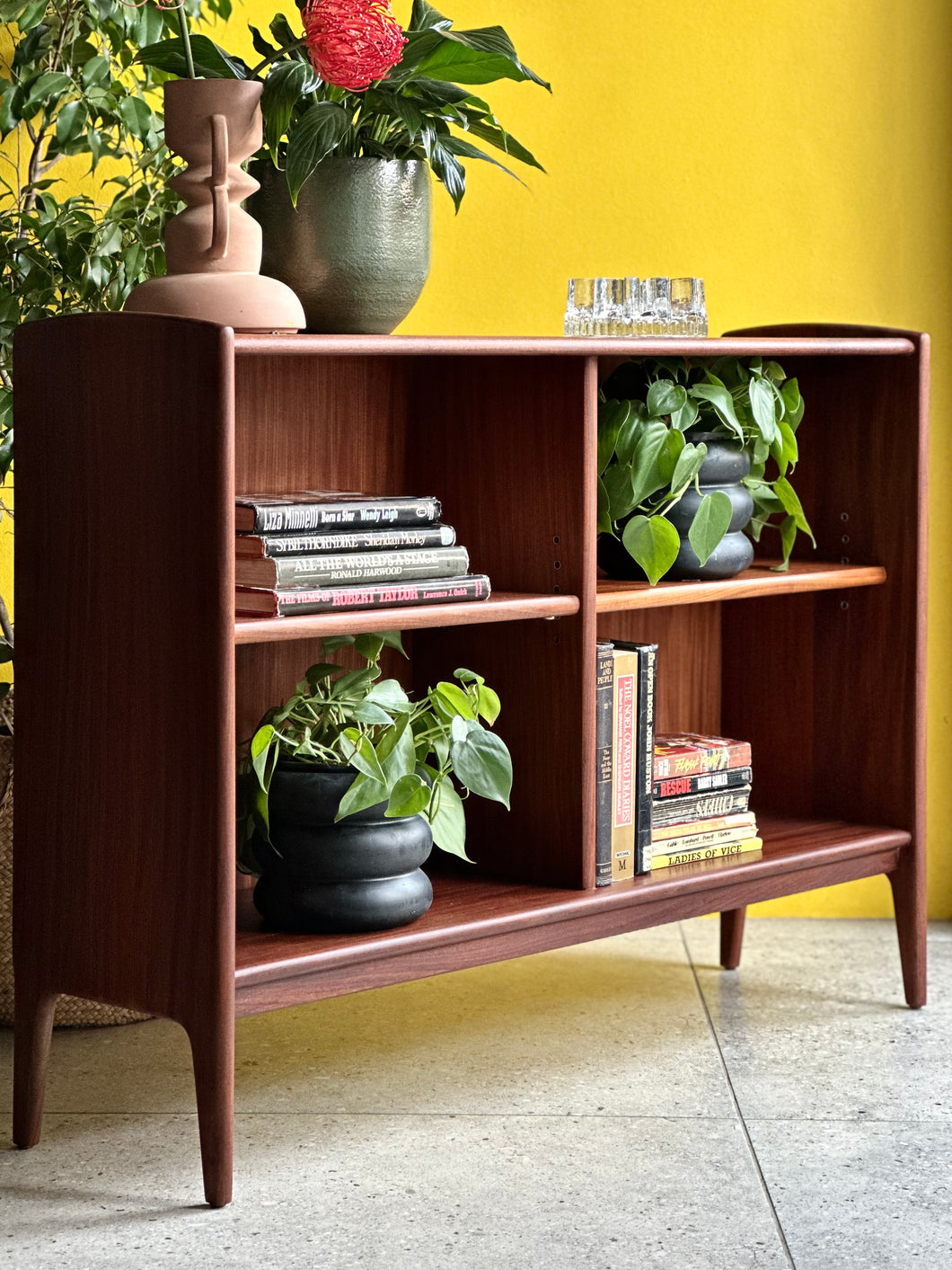 Mid-Century, Scandinavian Bookshelf / Side Cabinet