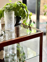 Load image into Gallery viewer, Original “Thonet” Drinks Cart with Glass Surround and Top
