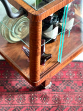 Load image into Gallery viewer, Original “Thonet” Drinks Cart with Glass Surround and Top
