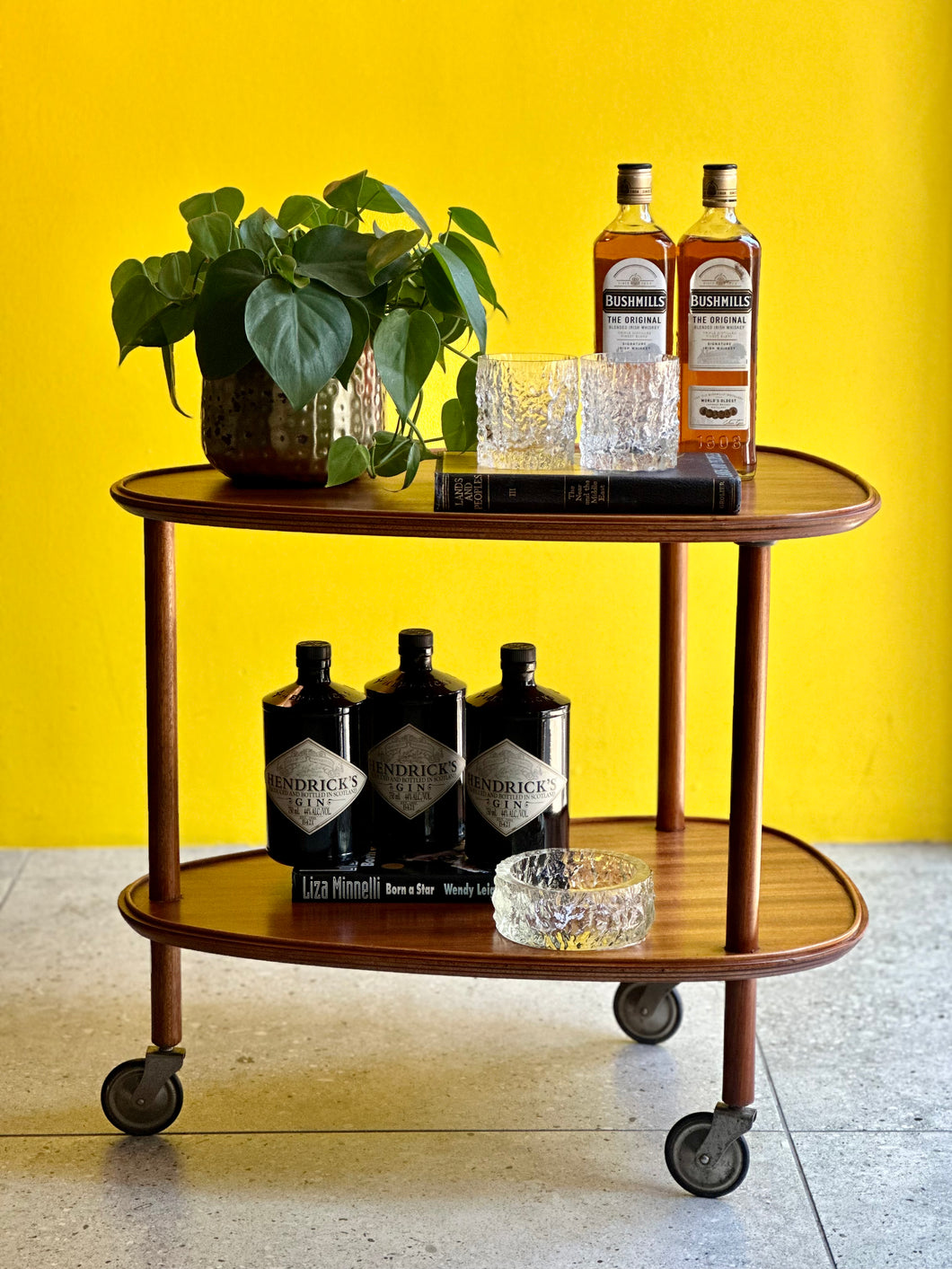 Mid-Century Drinks Trolley